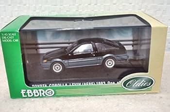 Amazon | エブロ トヨタ カローラ レビン (AE86) 1983 1/43 ミニカー